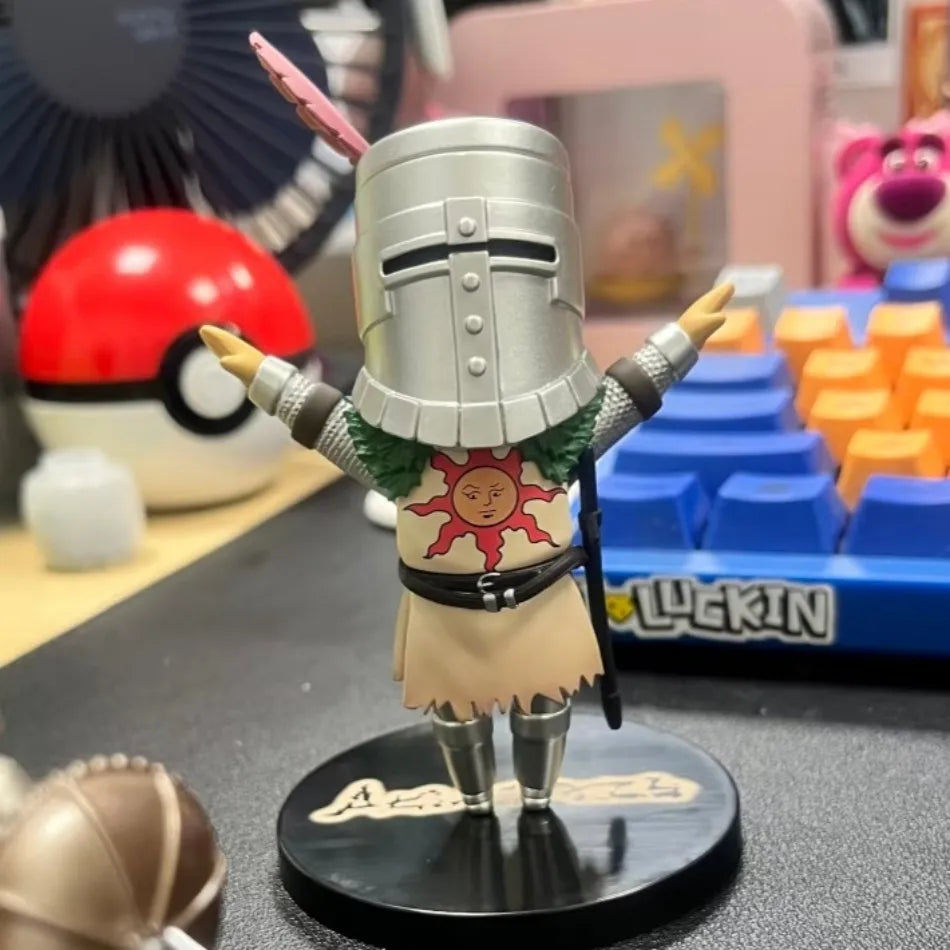 In stock Anime action figure Dark Souls version Q, Solaire Artorias Ornstein Fire Keeper, Anime doll, toy model for child gifts