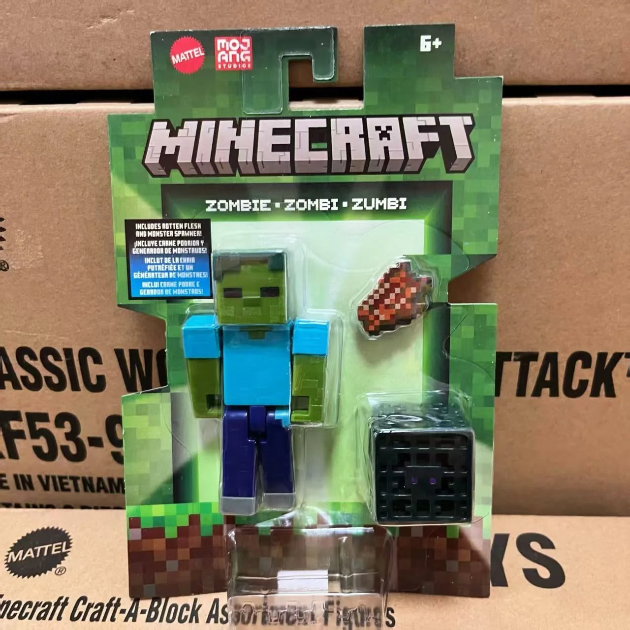 Original Minecraft Game Character Collection Movie Series Same Style Action Figure Model Interactive Toy Boy Birthday Gift