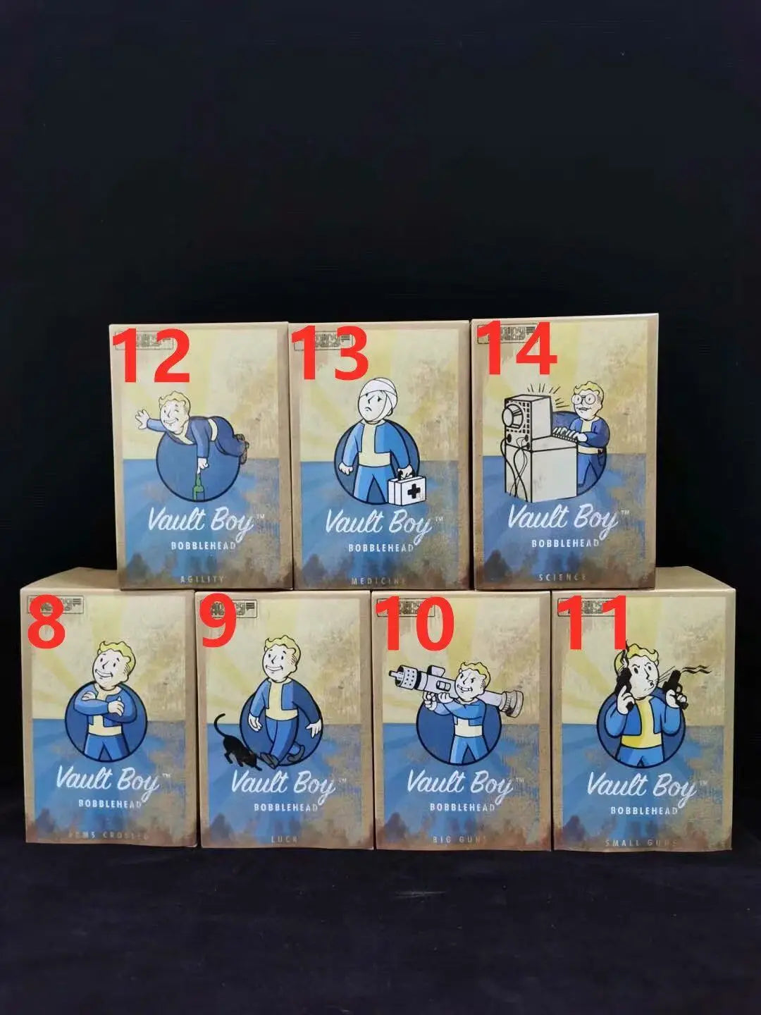 Fallout 4 Vault Boy Generation 7 Dolls Game Action Figure Shaking Cartoon Statue Collectible Toy Ornament Model Kids Toys Gift