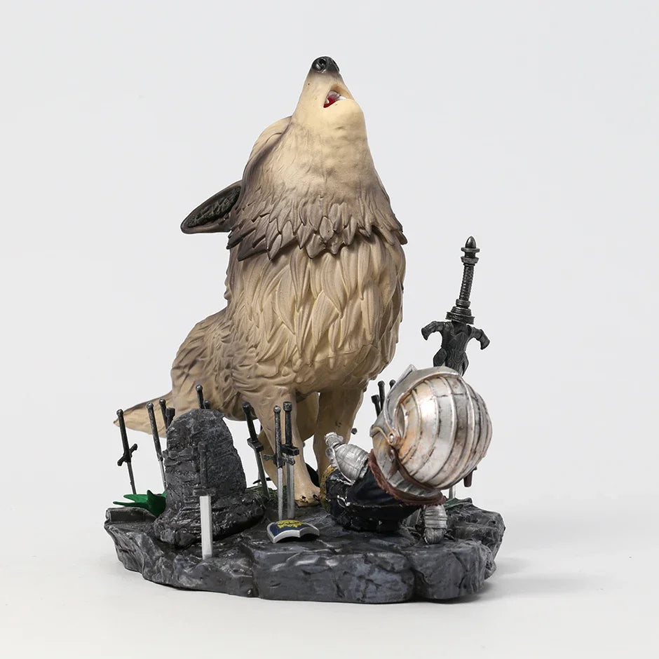 22cm Dark Souls The Great Grey Wolf Sif PVC Collection Model Statue Figure Toy