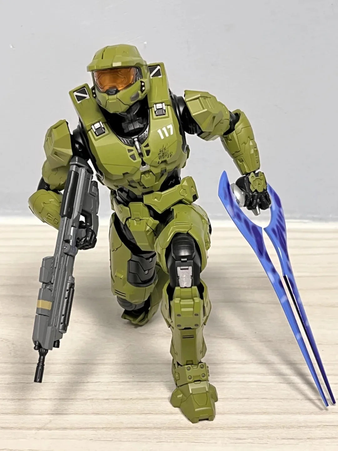 18CM RE:EDIT Reach 1/12 SCALE MASTER CHIEF MJOLNIR MARK V1 Articulated Action Figures Desktop ornament Decor Boy Trend Toys Gift