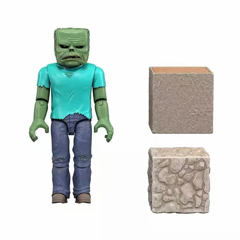Original Minecraft Game Character Collection Movie Series Same Style Action Figure Model Interactive Toy Boy Birthday Gift