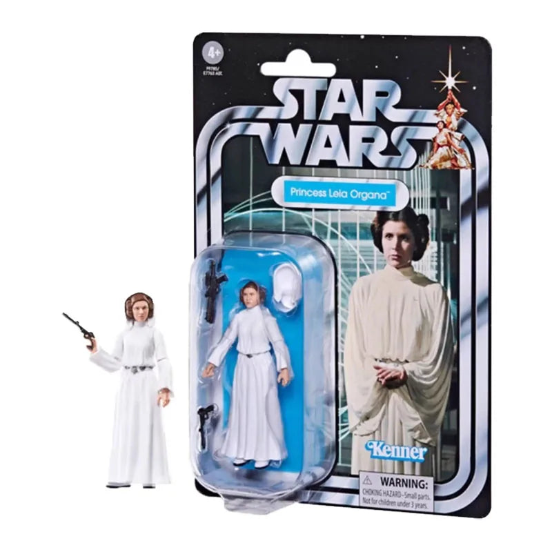 Hasbro Original Star Wars Princess Leia Organa Solo Kenner Action Figure Toys for Boys Girls Gift Collectible Model Ornaments