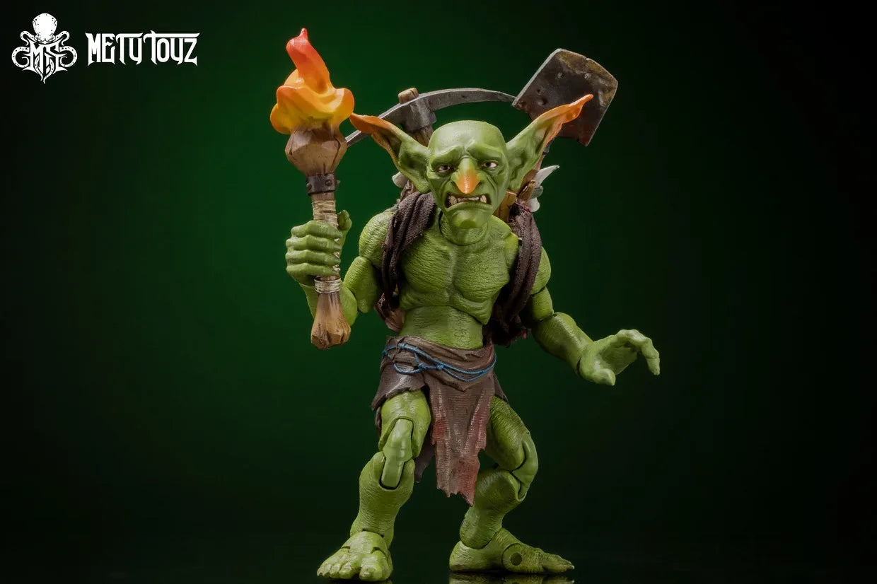 Pre-Sale Metytoyz Goblin Adventure Team Warrior Action Figure Movable Joint Trendy Toy World Of Warcraft Game Merch Collectibles