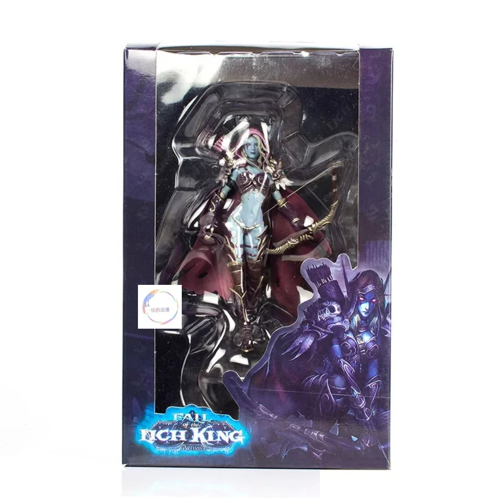 WOW Fall of The Lich King Arthas Sylvanas Windrunner Sylvan Archery Queen World Of Warcraft Dota Menethil Action Figure Toys