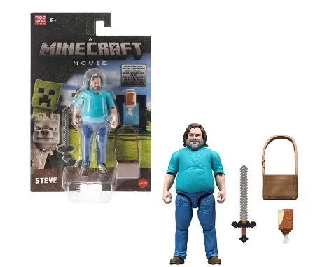 Original Minecraft Game Character Collection Movie Series Same Style Action Figure Model Interactive Toy Boy Birthday Gift