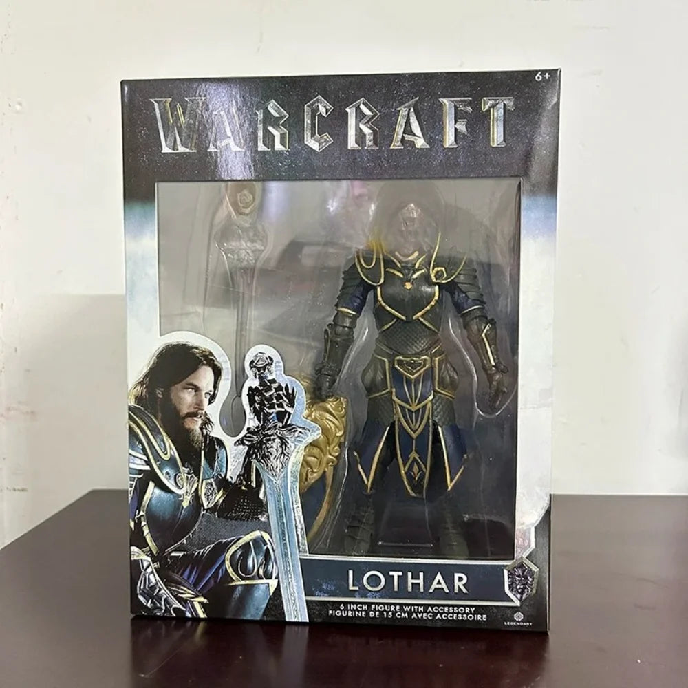 WOW Game World Of Warcraft Anime Figure Durotan Lothar Medivh Action Figures Model Collect Toy Joint Movable Decor Birthday Gift