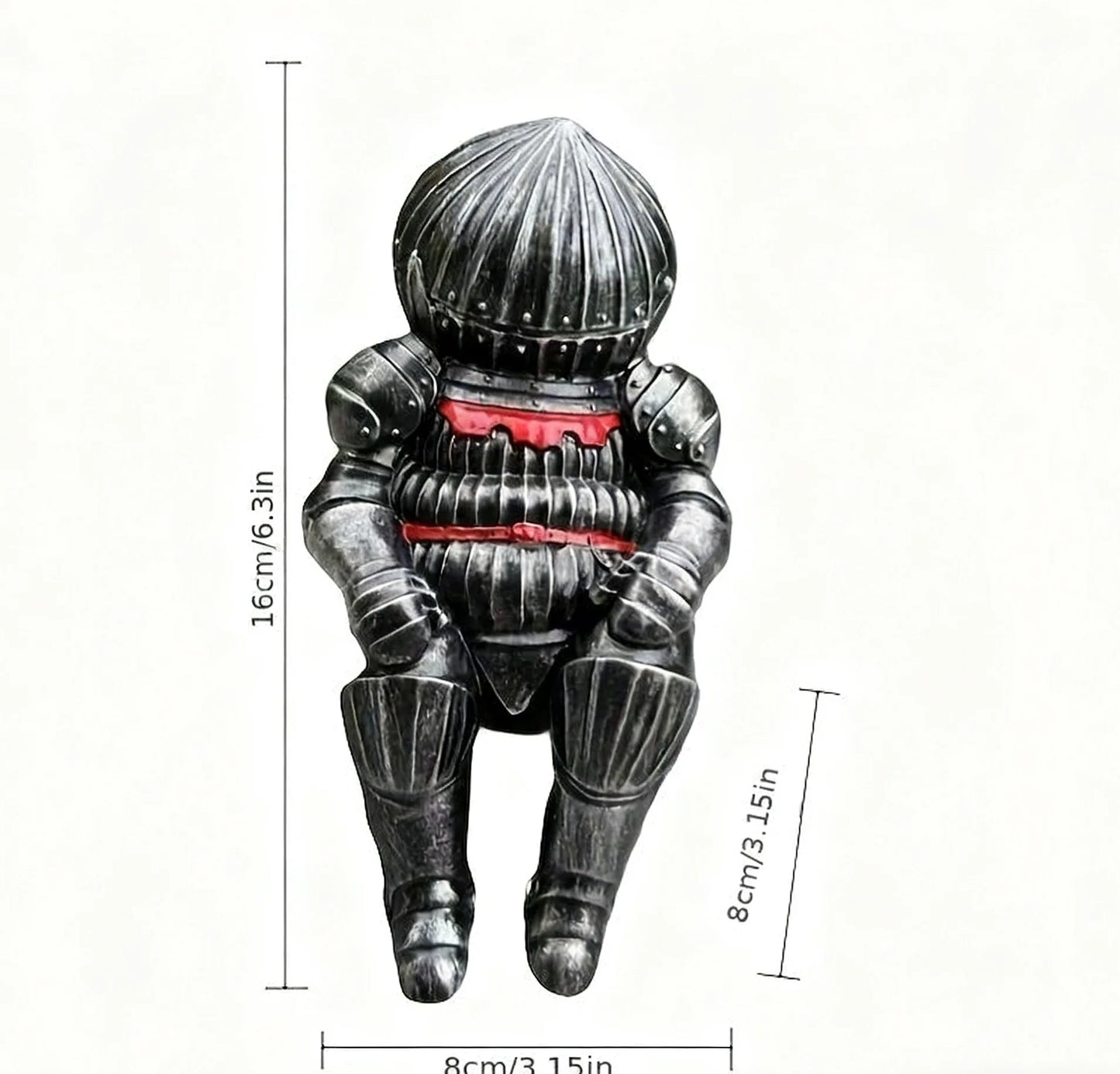 Retro Armor Knight Guardian Resin Figurine Dark Souls: Jack Bardo Collectible Figure