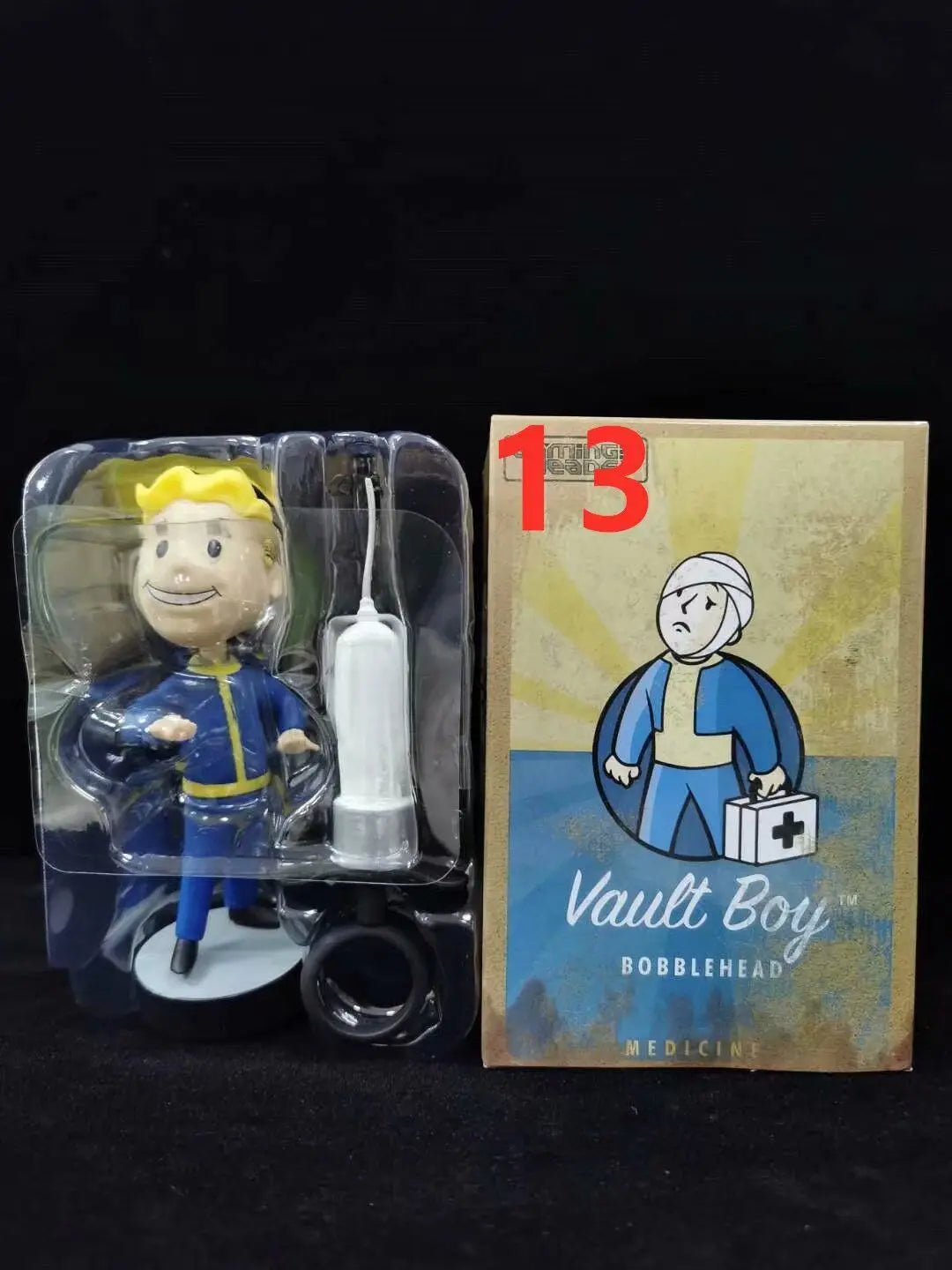 Fallout 4 Vault Boy Generation 7 Dolls Game Action Figure Shaking Cartoon Statue Collectible Toy Ornament Model Kids Toys Gift