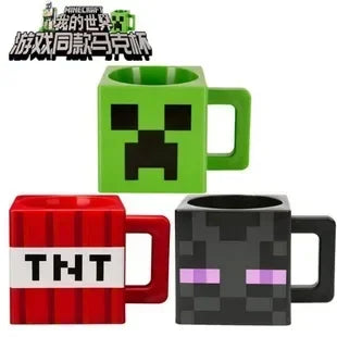 Minecrafte Ender Man TNT Creeper Cup Game Peripheral Children's Water Drinking Cups Creative Mug Tea Cups for Gift Kitchen Toys