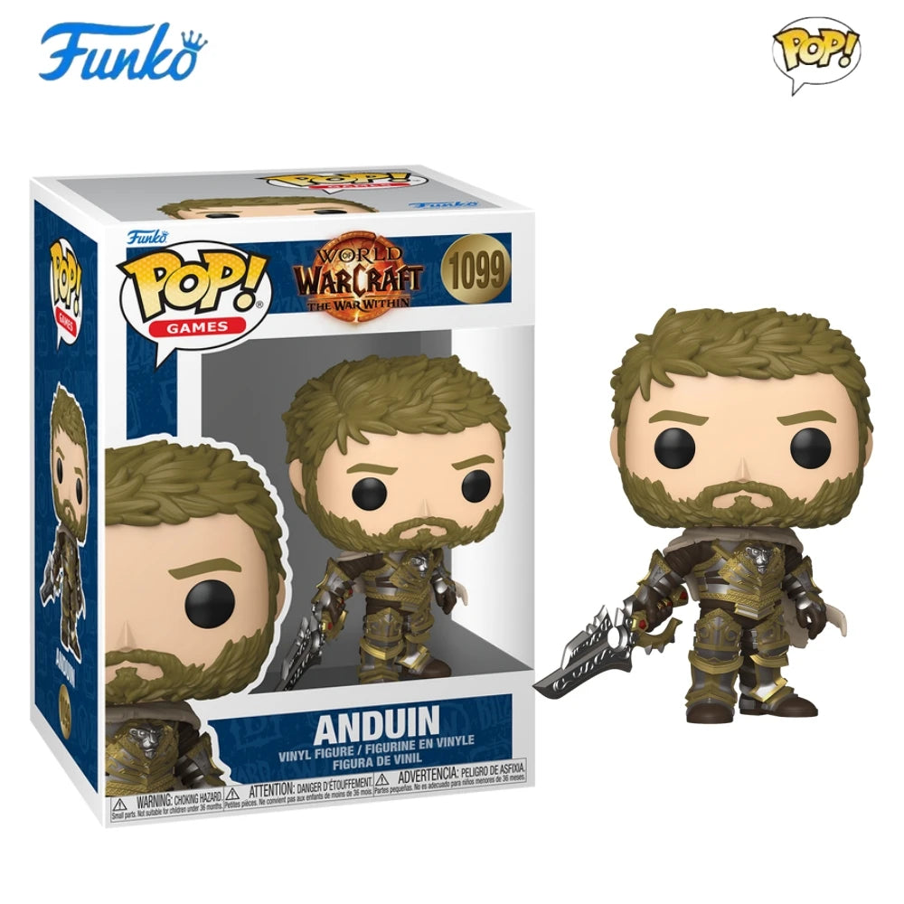World of Warcraft Anduin Jaina Proudmoore Illidan Xal'atath Figure FUNKO POP Collectible Limited Edition Figurine Toy Gift