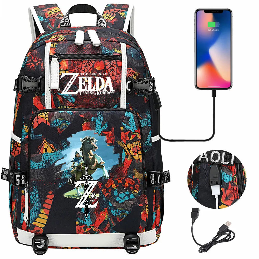 The Legend of Zeldaes Backpack Waterproof Teenagers SchoolBag Large Capacity Travel Bagpack Casual Bookbag Laptop Mochilas Gift