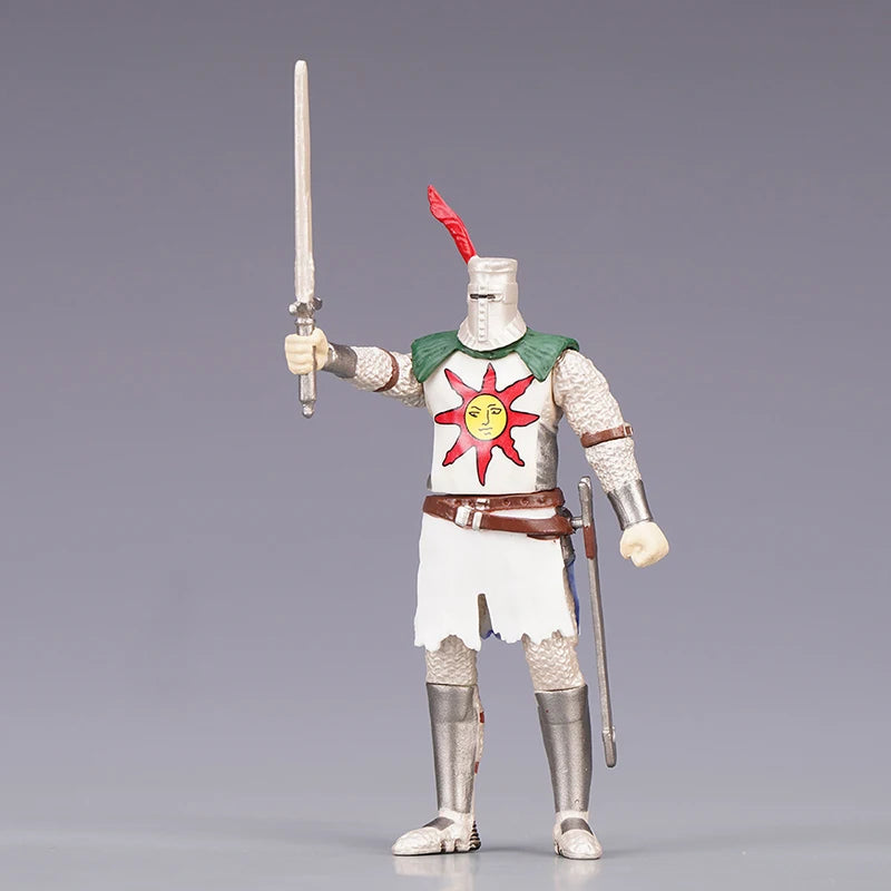 Game Dark Souls Figures Black Knight Artorias Action Figure PVC Movable Collection Solaire of Astora Model Toys for Child's Gift