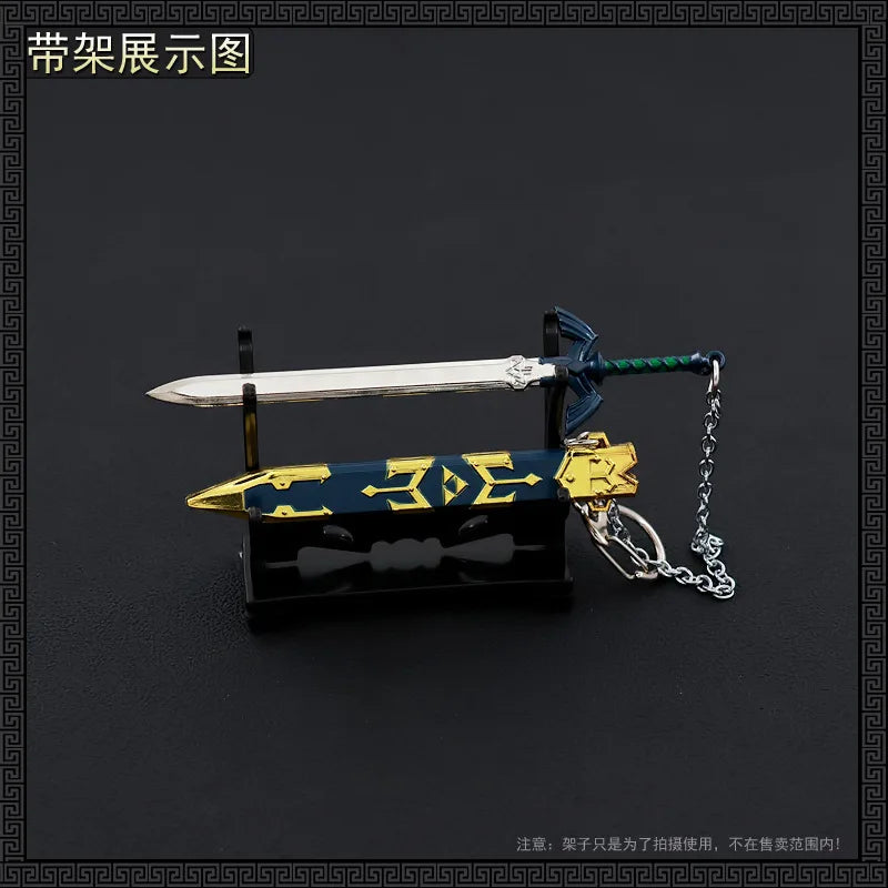 The Legend of Zelda Game Merchandise Master Sword12CMFull Metal Craft Ornament with Sheath