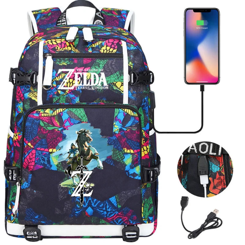 The Legend of Zeldaes Backpack Waterproof Teenagers SchoolBag Large Capacity Travel Bagpack Casual Bookbag Laptop Mochilas Gift