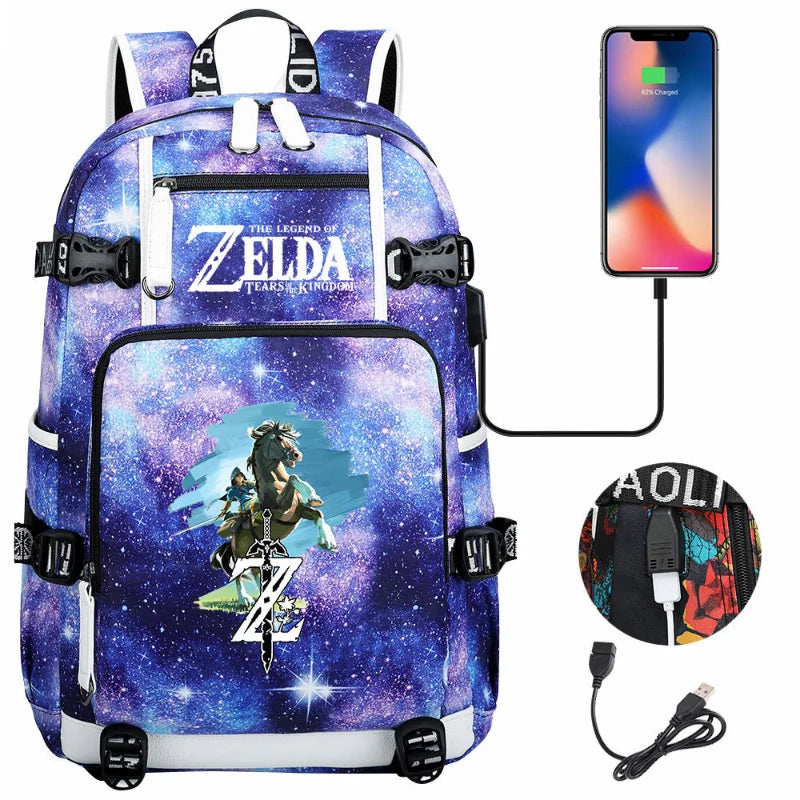 The Legend of Zeldaes Backpack Waterproof Teenagers SchoolBag Large Capacity Travel Bagpack Casual Bookbag Laptop Mochilas Gift