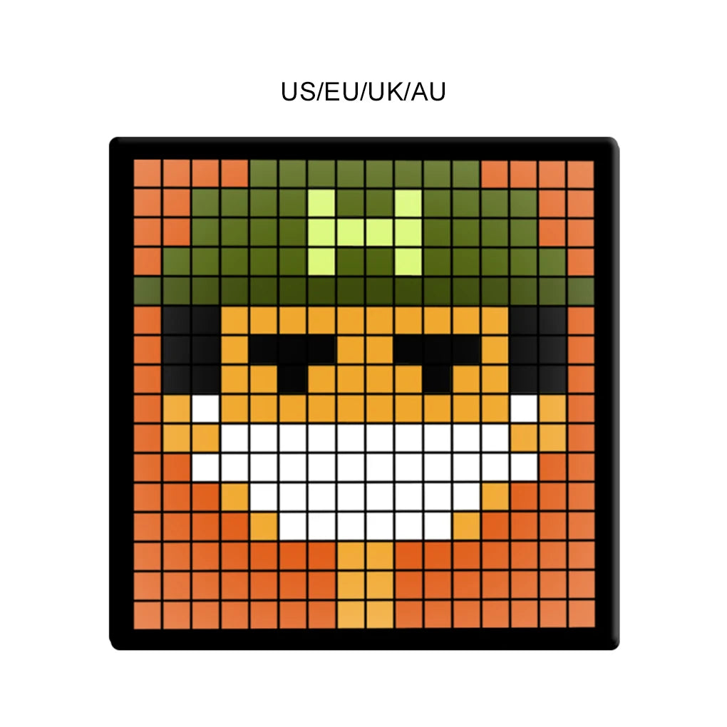 LED Pixel Matrix Bluetooth Smart Display 16x16 RGB Digital Lamp Panel DIY Art Display Gaming Anime Room Decor Frame APP Control
