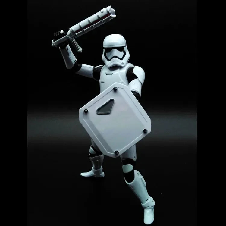 Star Wars Shock Action Figure white Trooper Stormtrooper 6 "Force Awakens Boba Darth Vader Cartoon Model Desktop Ornament Gift