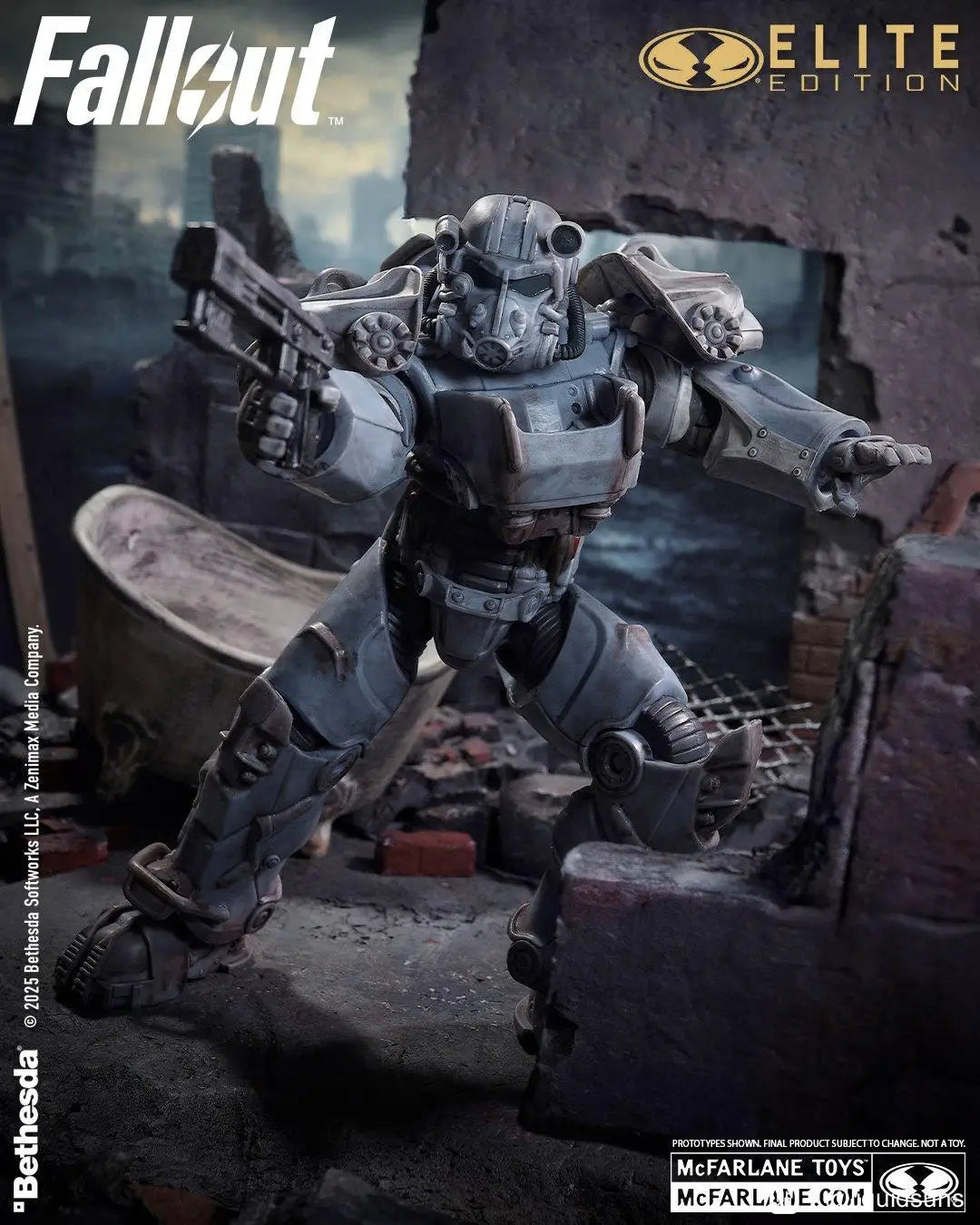 McFarlane Toys FALLOUT 76 T-60 7in Figure McFarlane Elite Edition #2 Model