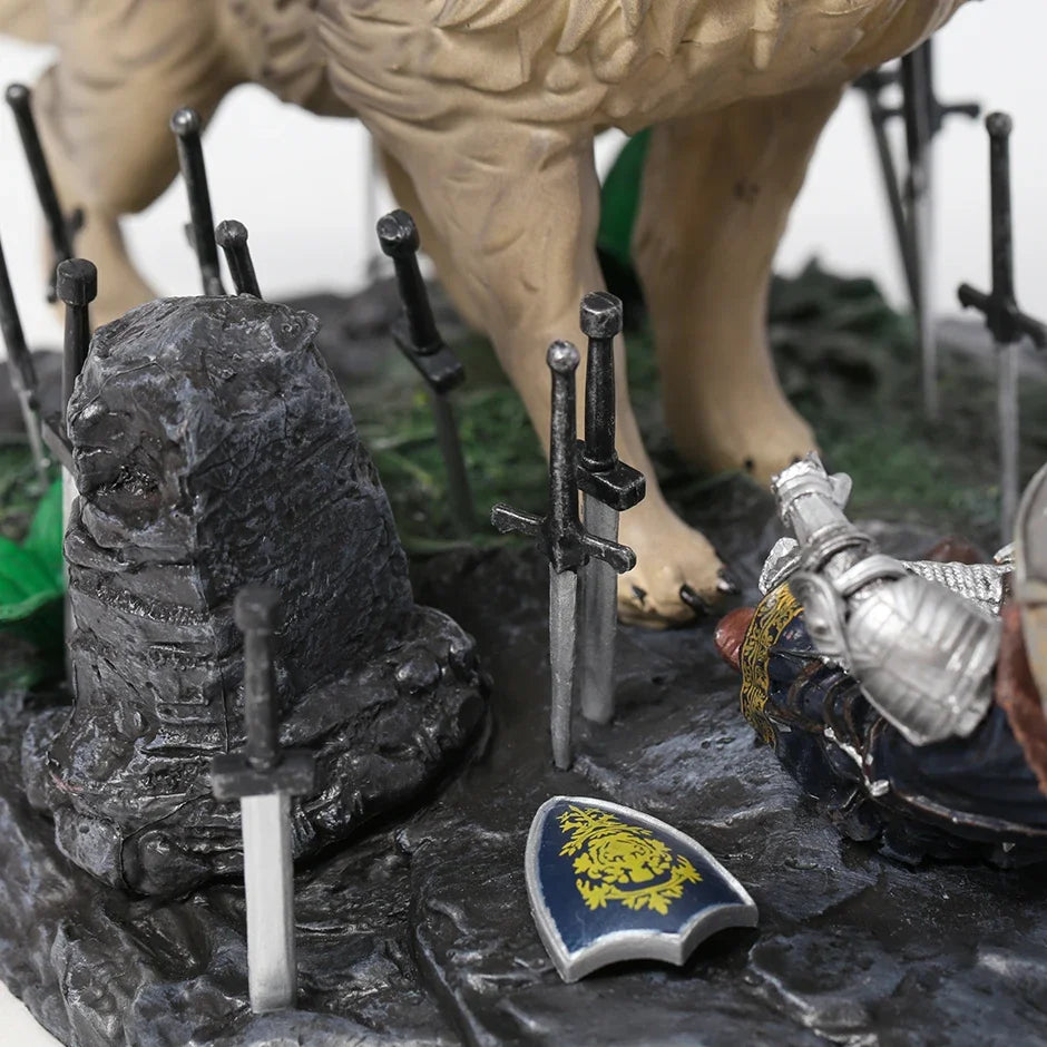22cm Dark Souls The Great Grey Wolf Sif PVC Collection Model Statue Figure Toy