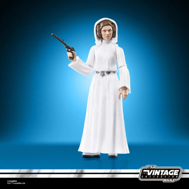 Hasbro Original Star Wars Princess Leia Organa Solo Kenner Action Figure Toys for Boys Girls Gift Collectible Model Ornaments