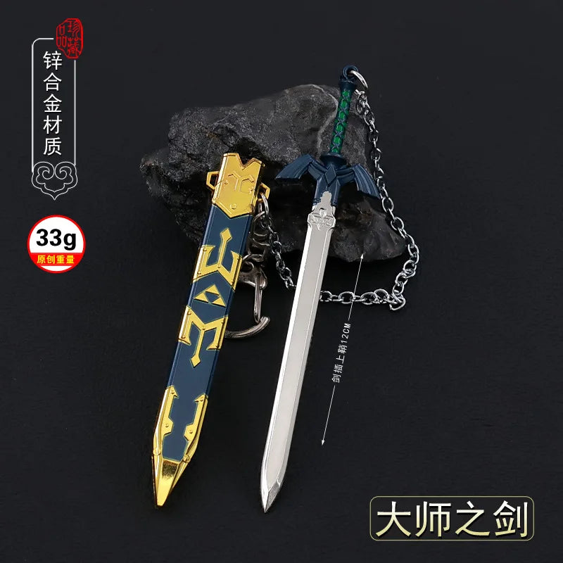 The Legend of Zelda Game Merchandise Master Sword12CMFull Metal Craft Ornament with Sheath