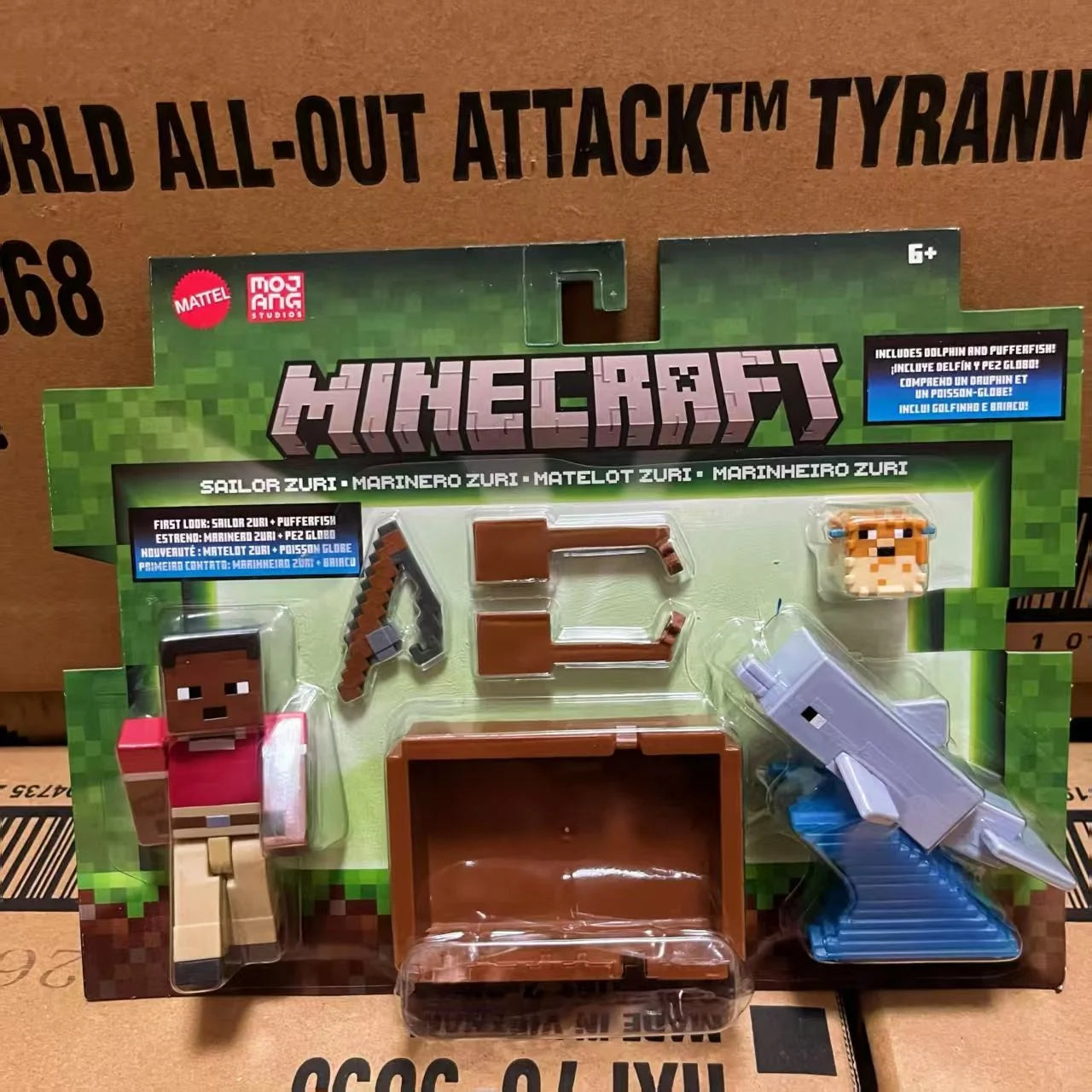 Original Minecraft Game Character Collection Movie Series Same Style Action Figure Model Interactive Toy Boy Birthday Gift