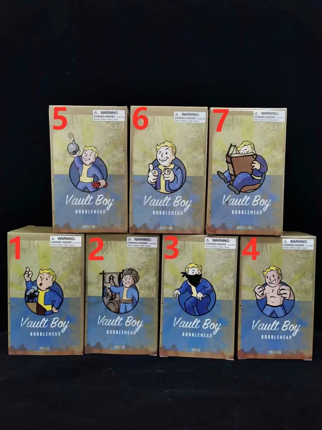 Fallout 4 Vault Boy Generation 7 Dolls Game Action Figure Shaking Cartoon Statue Collectible Toy Ornament Model Kids Toys Gift