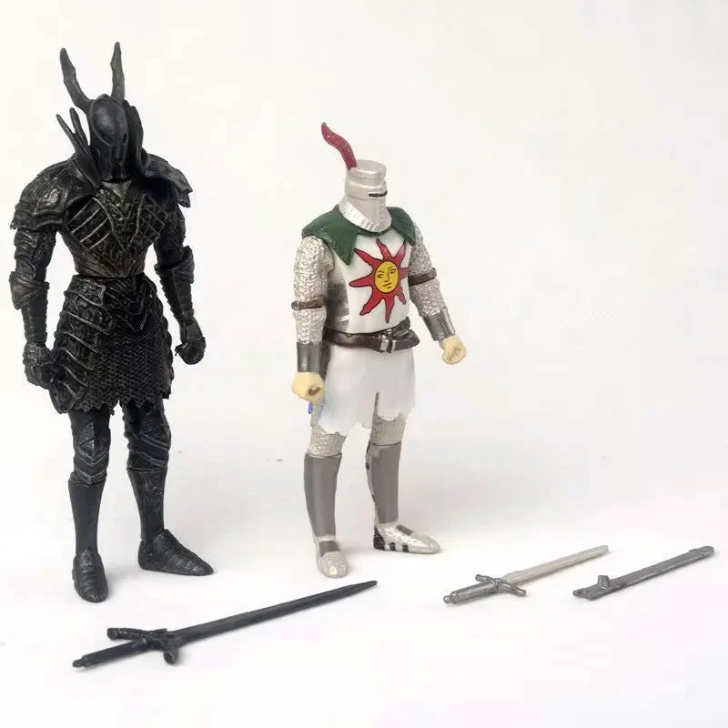Game Dark Souls Figures Black Knight Artorias Action Figure PVC Movable Collection Solaire of Astora Model Toys for Child's Gift