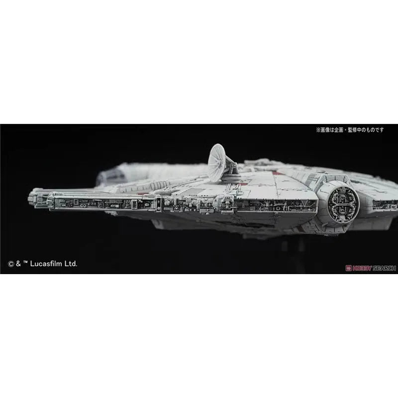 Bandai Original Star Wars Anime Figure VEHICLE MODEL 006 Millennium Falcon Action Figure Toys Model Ornaments Gifts for Children
