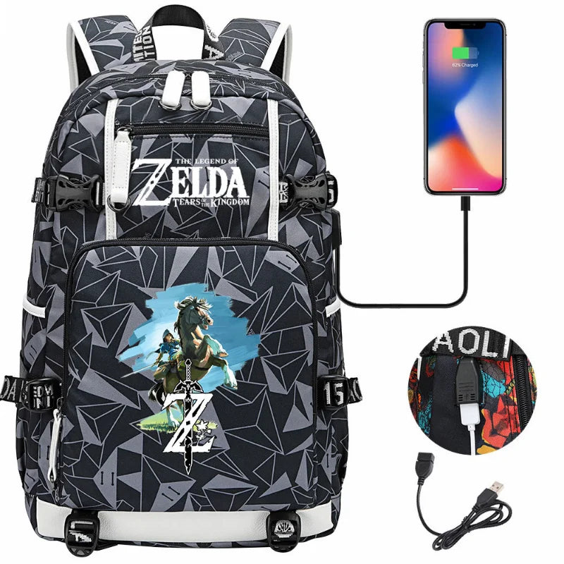 The Legend of Zeldaes Backpack Waterproof Teenagers SchoolBag Large Capacity Travel Bagpack Casual Bookbag Laptop Mochilas Gift