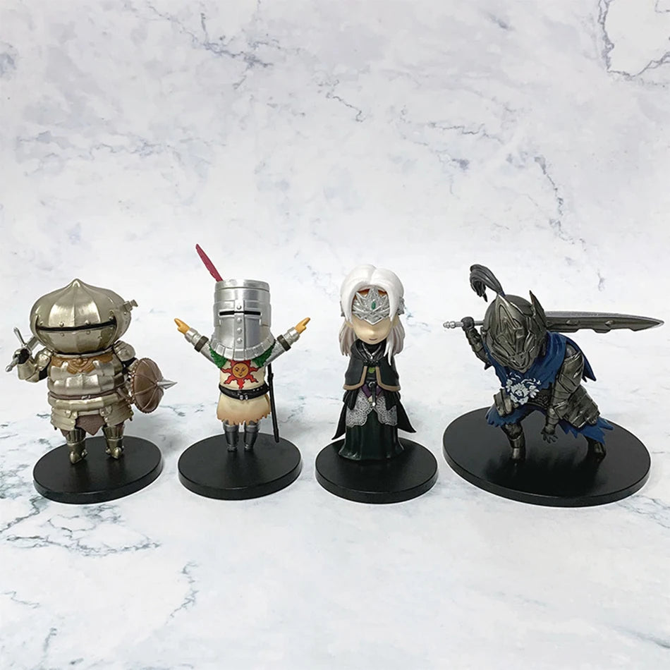 In stock Anime action figure Dark Souls version Q, Solaire Artorias Ornstein Fire Keeper, Anime doll, toy model for child gifts