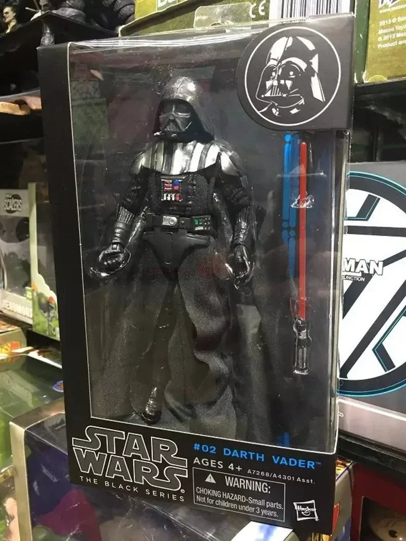 Star Wars Shock Action Figure white Trooper Stormtrooper 6 "Force Awakens Boba Darth Vader Cartoon Model Desktop Ornament Gift
