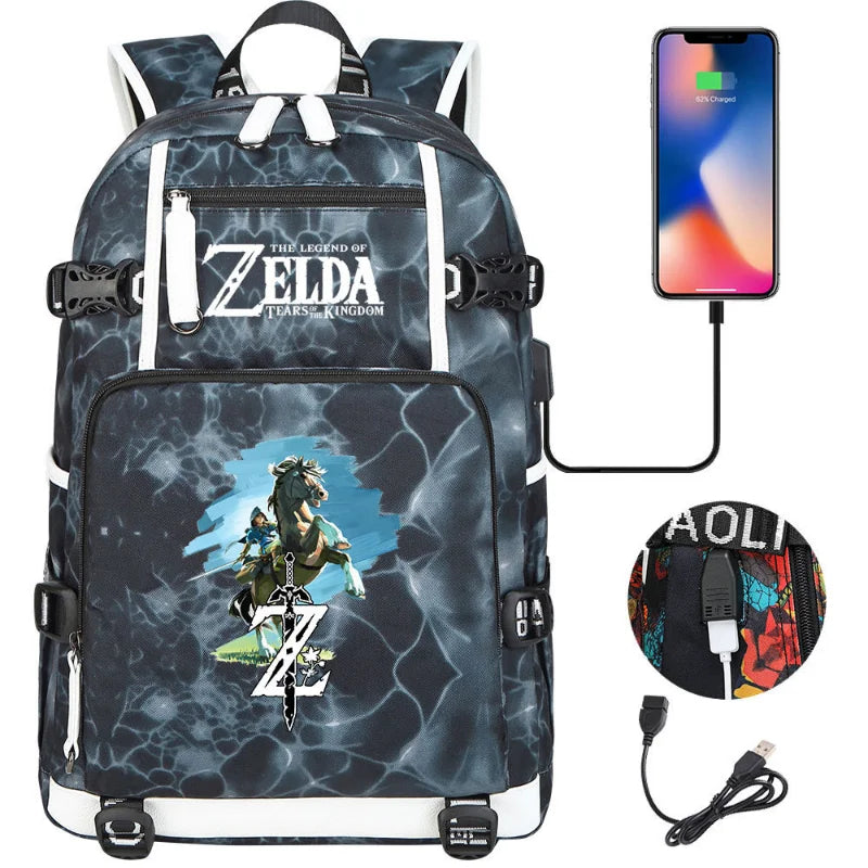 The Legend of Zeldaes Backpack Waterproof Teenagers SchoolBag Large Capacity Travel Bagpack Casual Bookbag Laptop Mochilas Gift