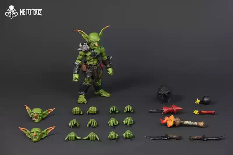 Pre-Sale Metytoyz Goblin Adventure Team Warrior Action Figure Movable Joint Trendy Toy World Of Warcraft Game Merch Collectibles