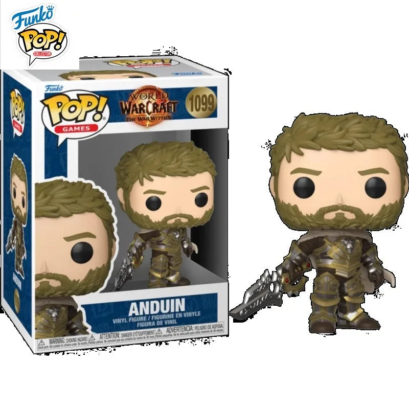 In Stock FUNKO POP Original Co-branded World of Warcraft Illidan Saratas Limited Mobile Phone Model Collection Holiday Gifts