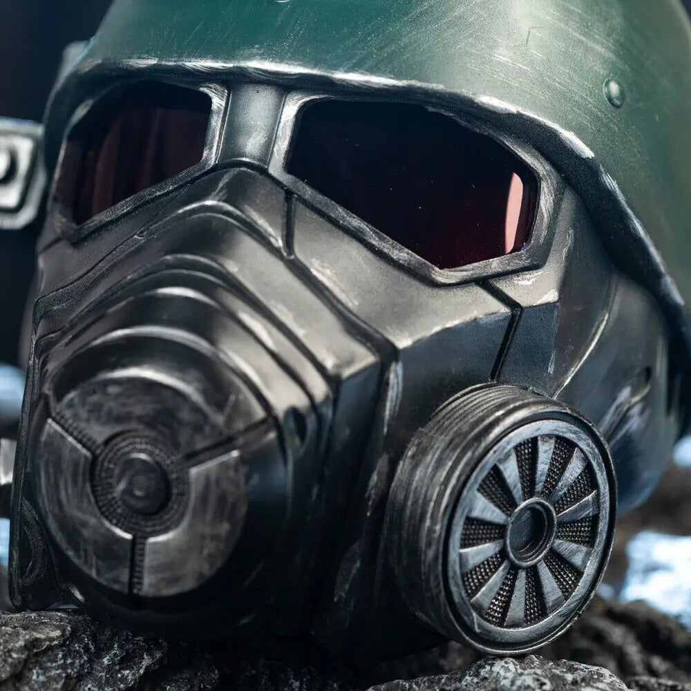Xcoser Game Fallout 4 NCR Veteran Ranger Armor Helmet Padded Cosplay Mask Resin for Adults Halloween