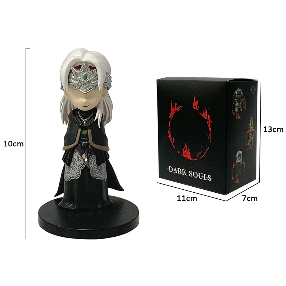 In stock Anime action figure Dark Souls version Q, Solaire Artorias Ornstein Fire Keeper, Anime doll, toy model for child gifts