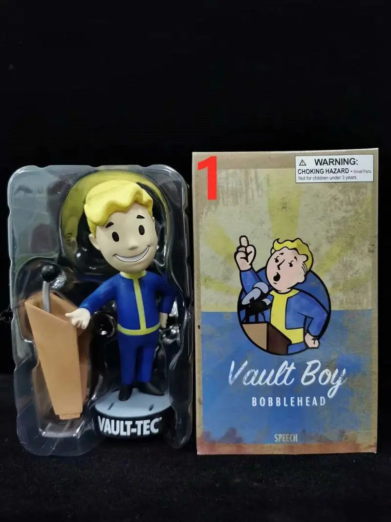 Fallout 4 Vault Boy Generation 7 Dolls Game Action Figure Shaking Cartoon Statue Collectible Toy Ornament Model Kids Toys Gift