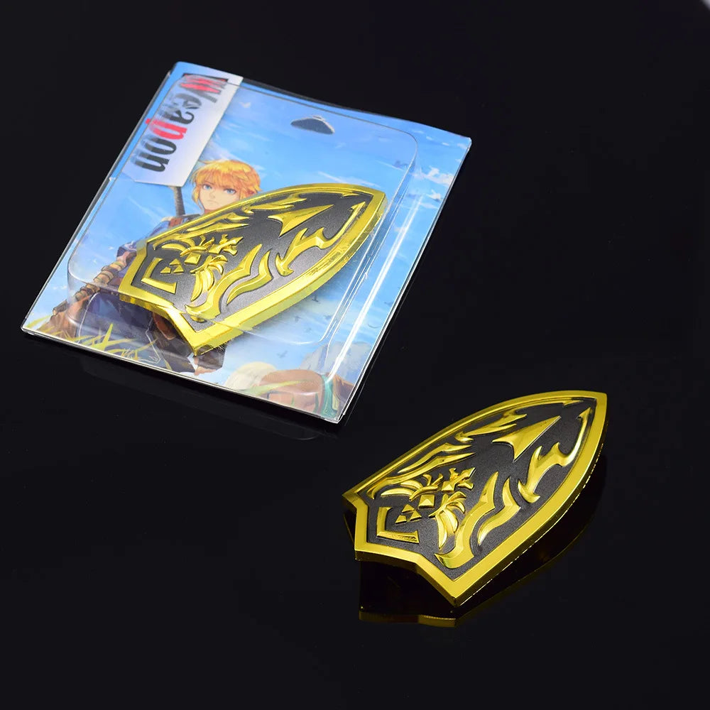 9.5cm/3.74in Zeldaa Kingdom Tears Sky Sword Guard Shield Royal Clan Weapon Model Craft Decorations Ornaments Collections Desktop