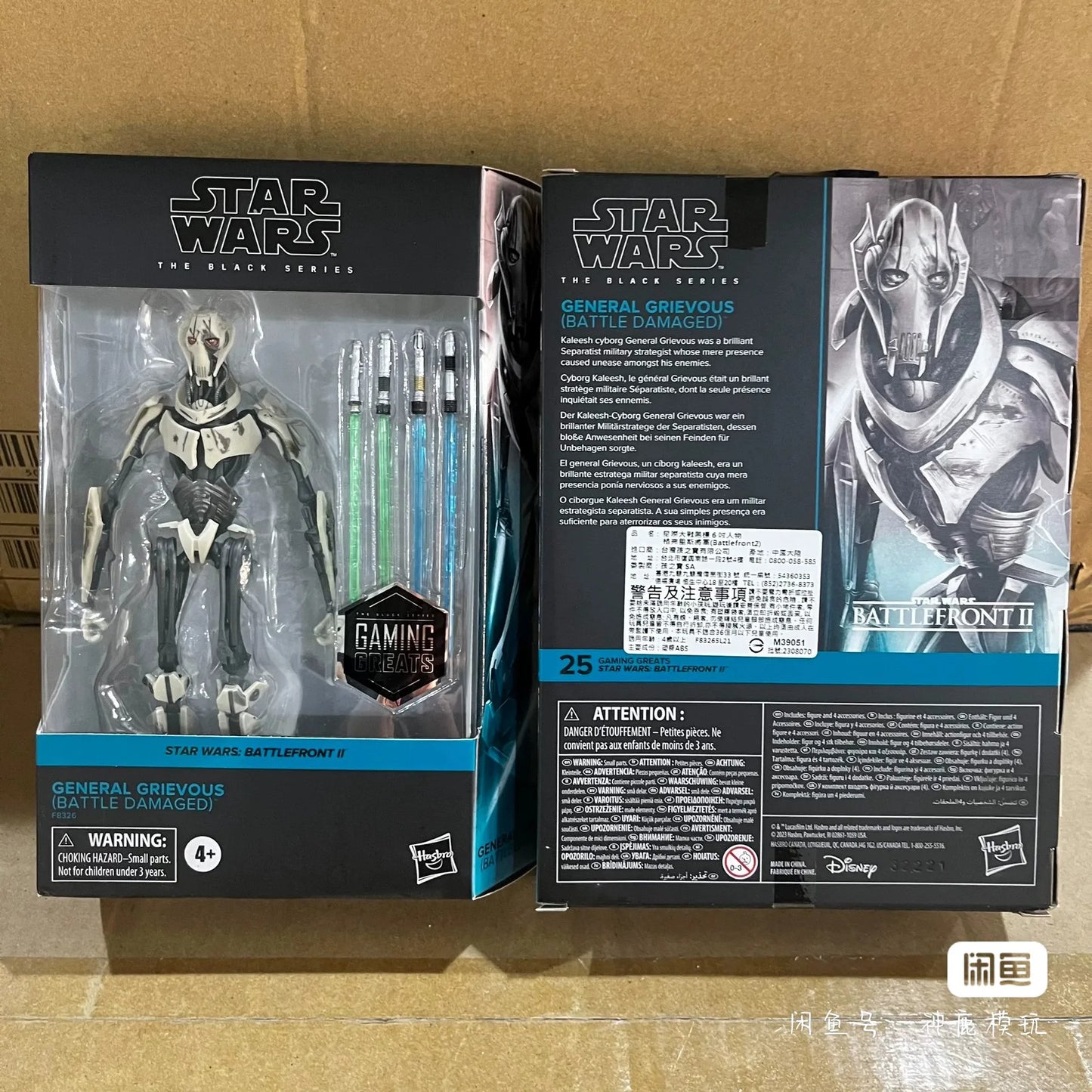 Original The Black Series Star Wars Battlefront Ii General Grievous Battle Damaged 16cm Original Action Figure Model Gift