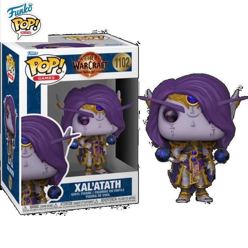 In Stock FUNKO POP Original Co-branded World of Warcraft Illidan Saratas Limited Mobile Phone Model Collection Holiday Gifts