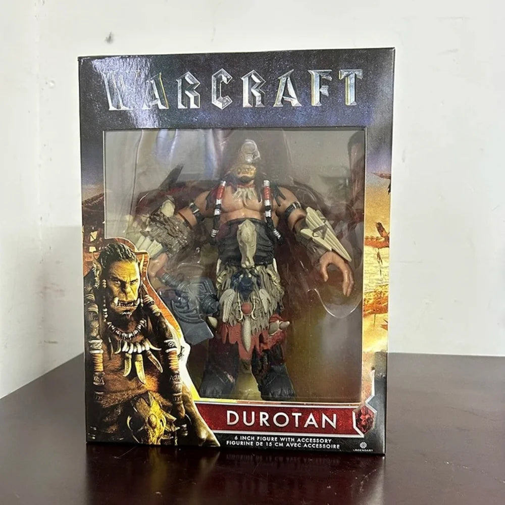 WOW Game World Of Warcraft Anime Figure Durotan Lothar Medivh Action Figures Model Collect Toy Joint Movable Decor Birthday Gift