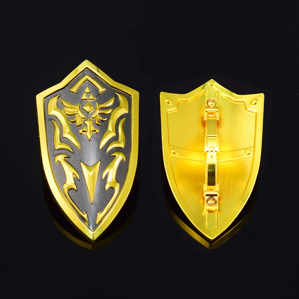 9.5cm/3.74in Zeldaa Kingdom Tears Sky Sword Guard Shield Royal Clan Weapon Model Craft Decorations Ornaments Collections Desktop