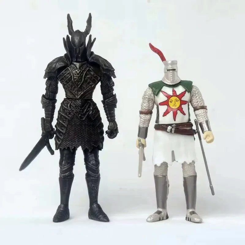 Game Dark Souls Figures Black Knight Artorias Action Figure PVC Movable Collection Solaire of Astora Model Toys for Child's Gift