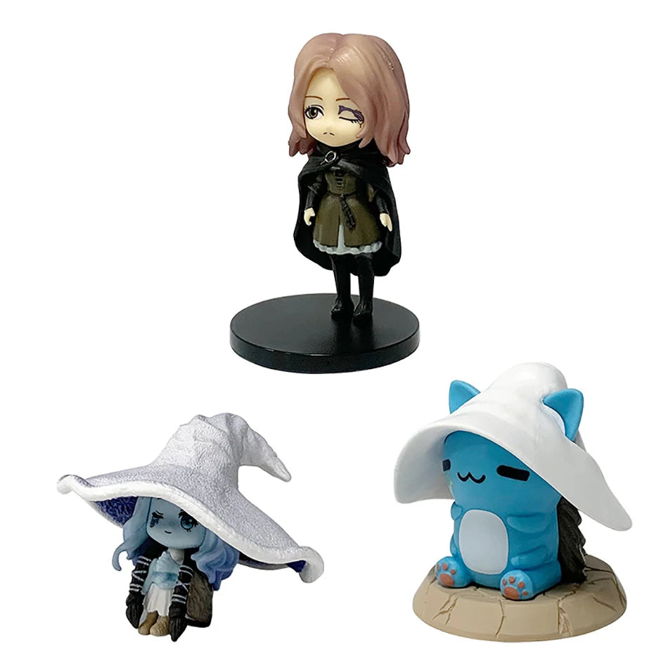 New Elden Ring Gaming Q Version Mini Ranni Cat Melina Malenia The Half-Wolf Action Figure Lani Magic Ornaments PVC Dolls