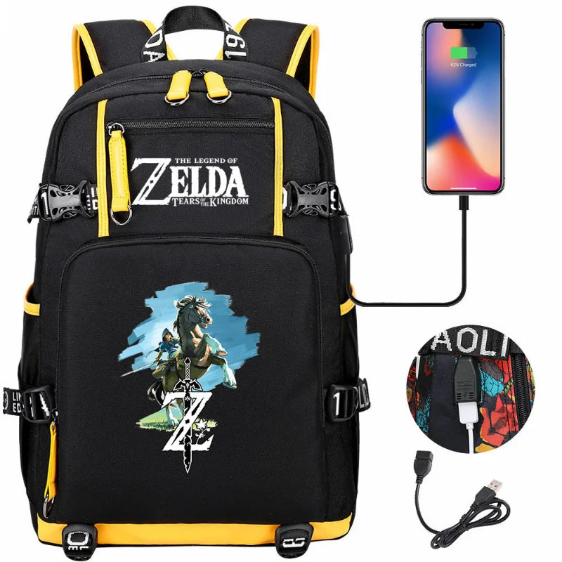 The Legend of Zeldaes Backpack Waterproof Teenagers SchoolBag Large Capacity Travel Bagpack Casual Bookbag Laptop Mochilas Gift