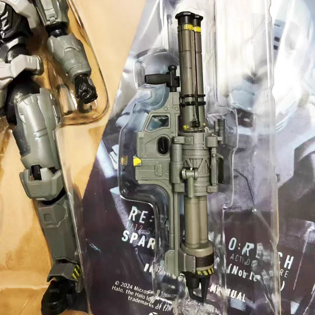 1/12 Noble Six figures Spartan-B312 action anime figure Halo:Reach figurine Room Decoration Christmas Gift for kids toys