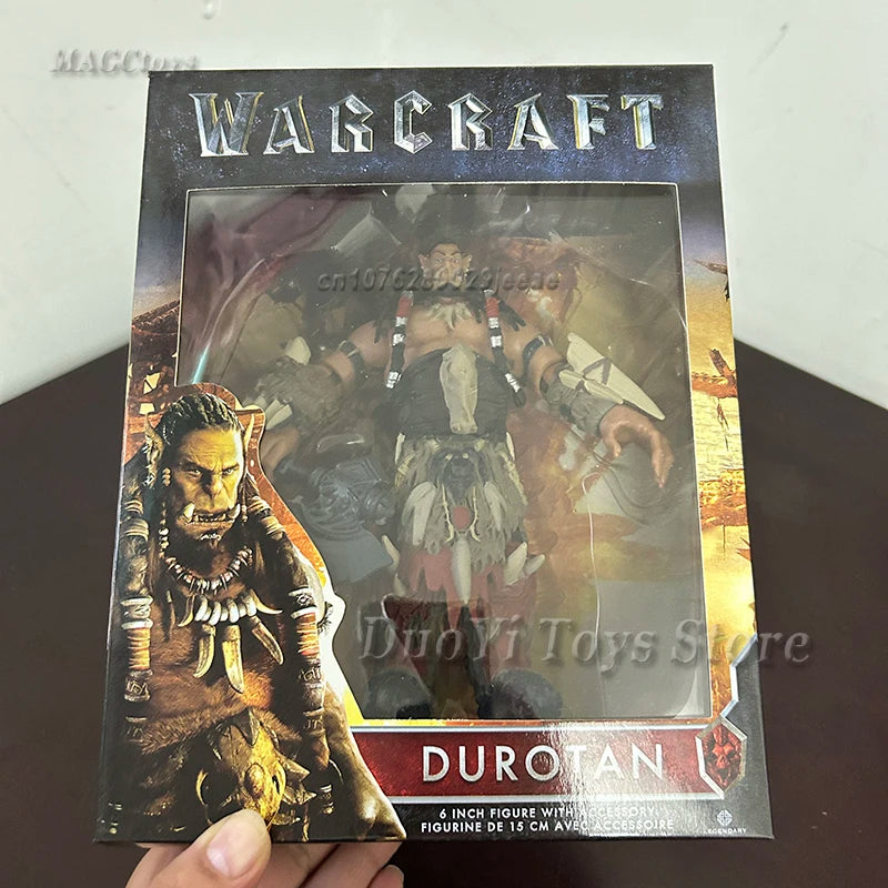 WOW Game World Of Warcraft Anime Figure Durotan Lothar Medivh Action Figures Model Collect Toy Joint Movable Decor Birthday Gift