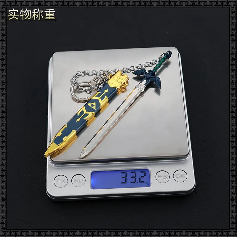 The Legend of Zelda Game Merchandise Master Sword12CMFull Metal Craft Ornament with Sheath